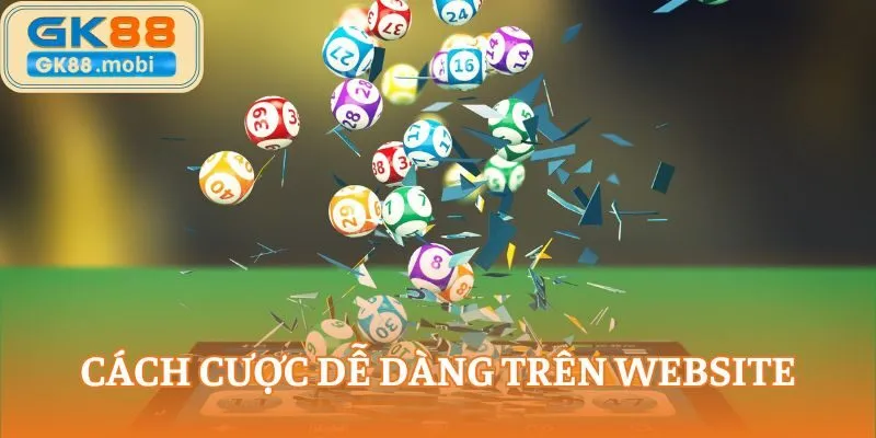 Cách cược dễ dàng trên website