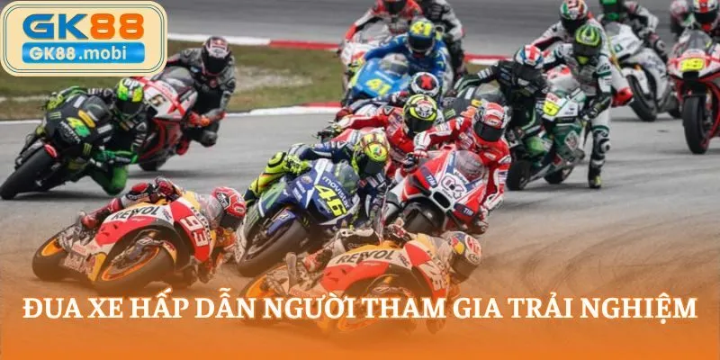 Đua xe hấp dẫn người tham gia trải nghiệm