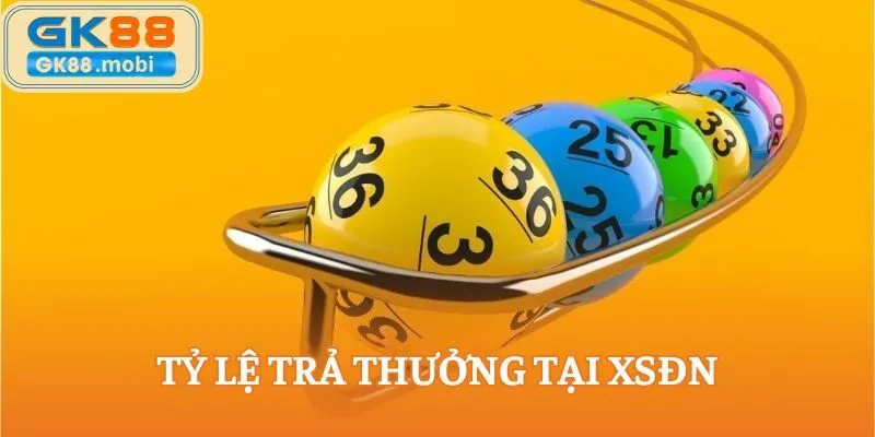 Tỷ lệ trả thưởng tại XSĐN